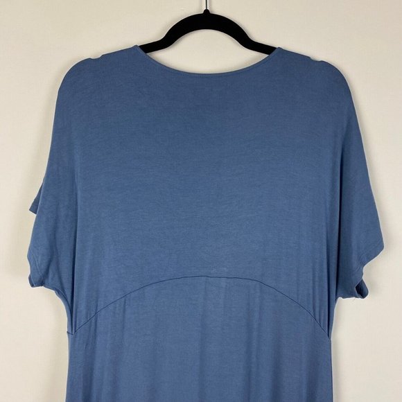 Garnet Hill Blue Midi Dress - Picture 8 of 11